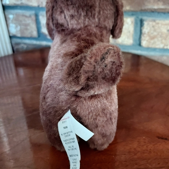 American Girl Doll Pet Dog Chocolate Chip Lab Brown Plush 2011 Service - Picture 5 of 7